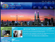 Tablet Screenshot of prinsipmahir.net